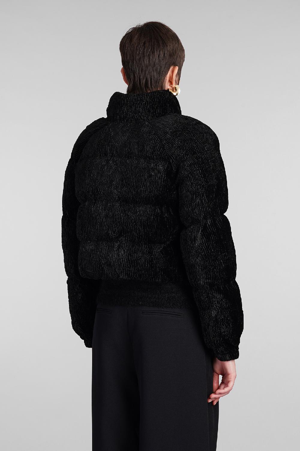 Deliberti Cult Gaia Piumino bombon in viscosa nera cod. 409539 - Deliberti The Luxury Shopping Offerta Pasqua