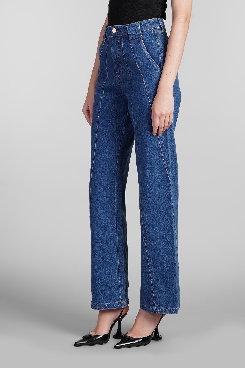Deliberti Cult Gaia Jeans mey in cotone blu cod. 409547 - Deliberti The Luxury Shopping Offerta Anniversario