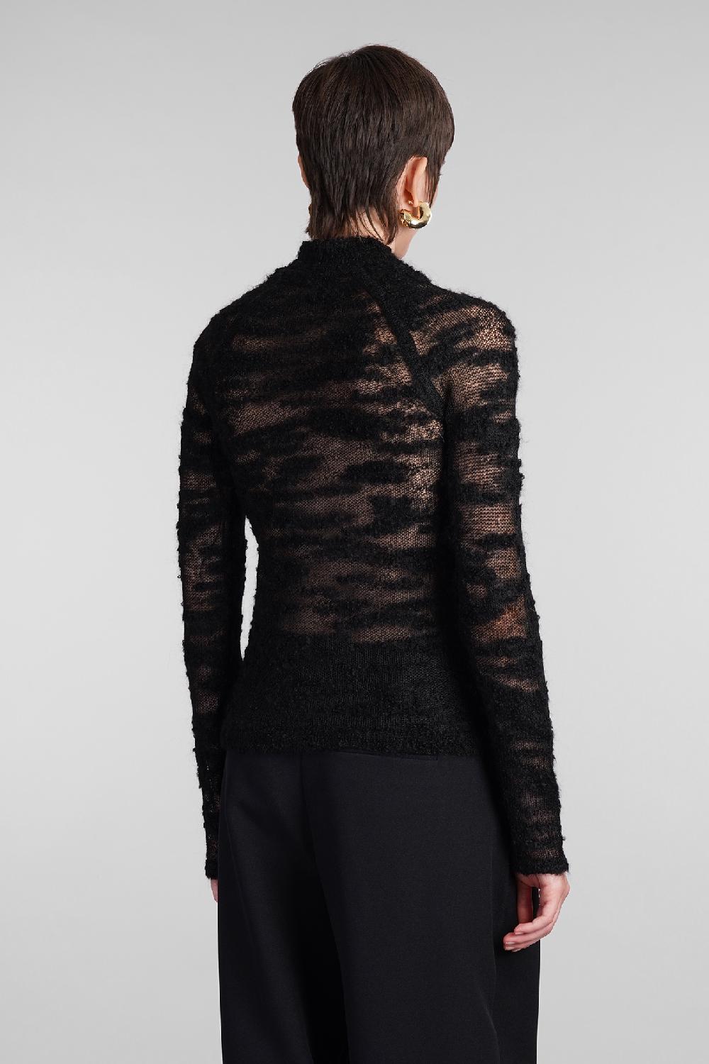 Deliberti Cult Gaia Maglia sima in lana nera cod. 409544 - Deliberti The Luxury Shopping Latest fashion