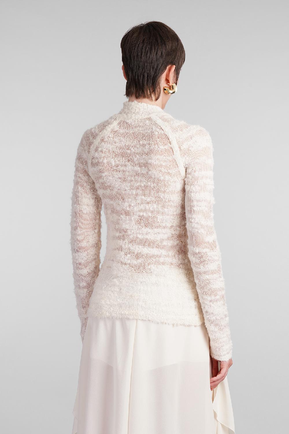 Deliberti Cult Gaia Maglia sima in lana beige cod. 409545 - Deliberti The Luxury Shopping Online Outlet