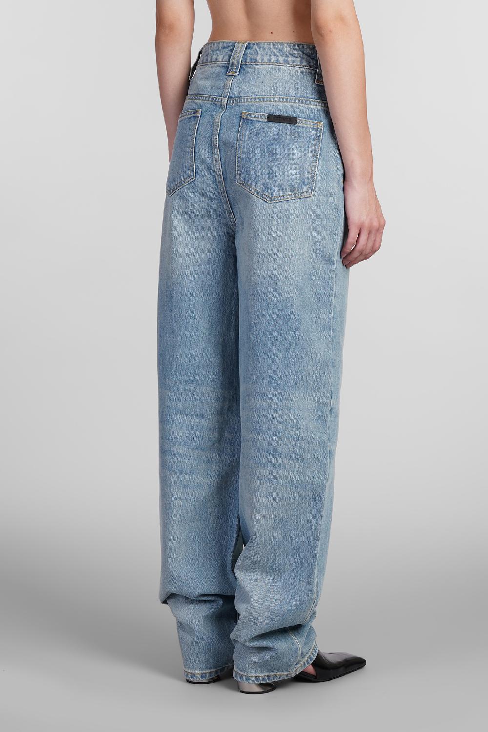 Deliberti Fear of God Essentials Jeans in cotone blu cod. 408704 - Deliberti The Luxury Shopping Grandi sconti