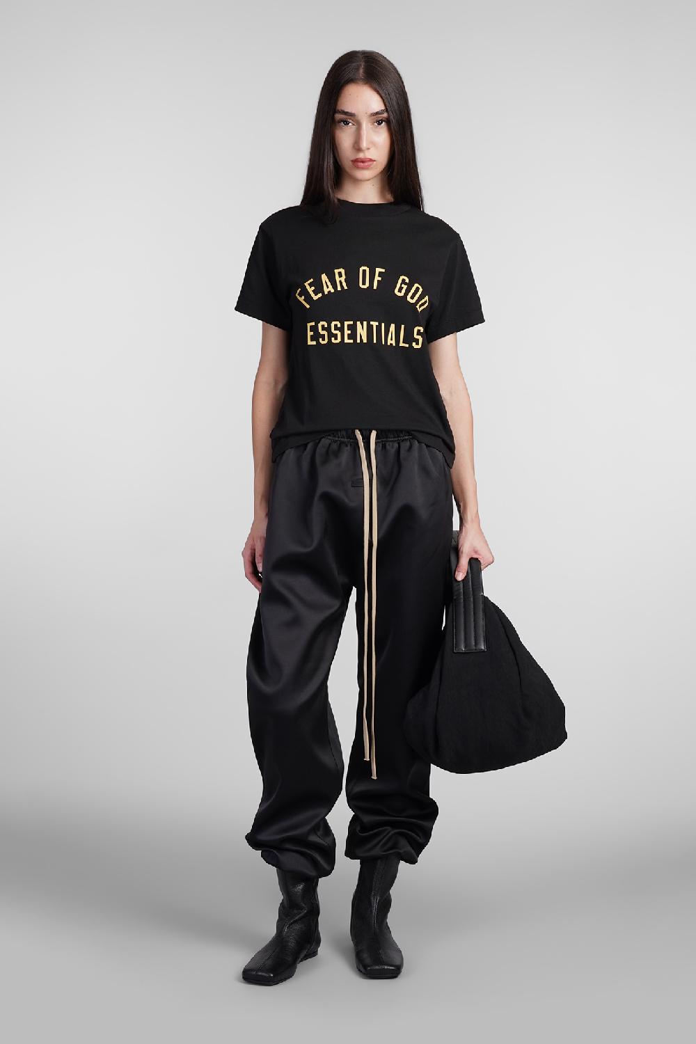 Deliberti Fear of God Essentials T-shirt in cotone nero cod. 408709 - Deliberti The Luxury Shopping Comprane uno, ottenene uno gratis