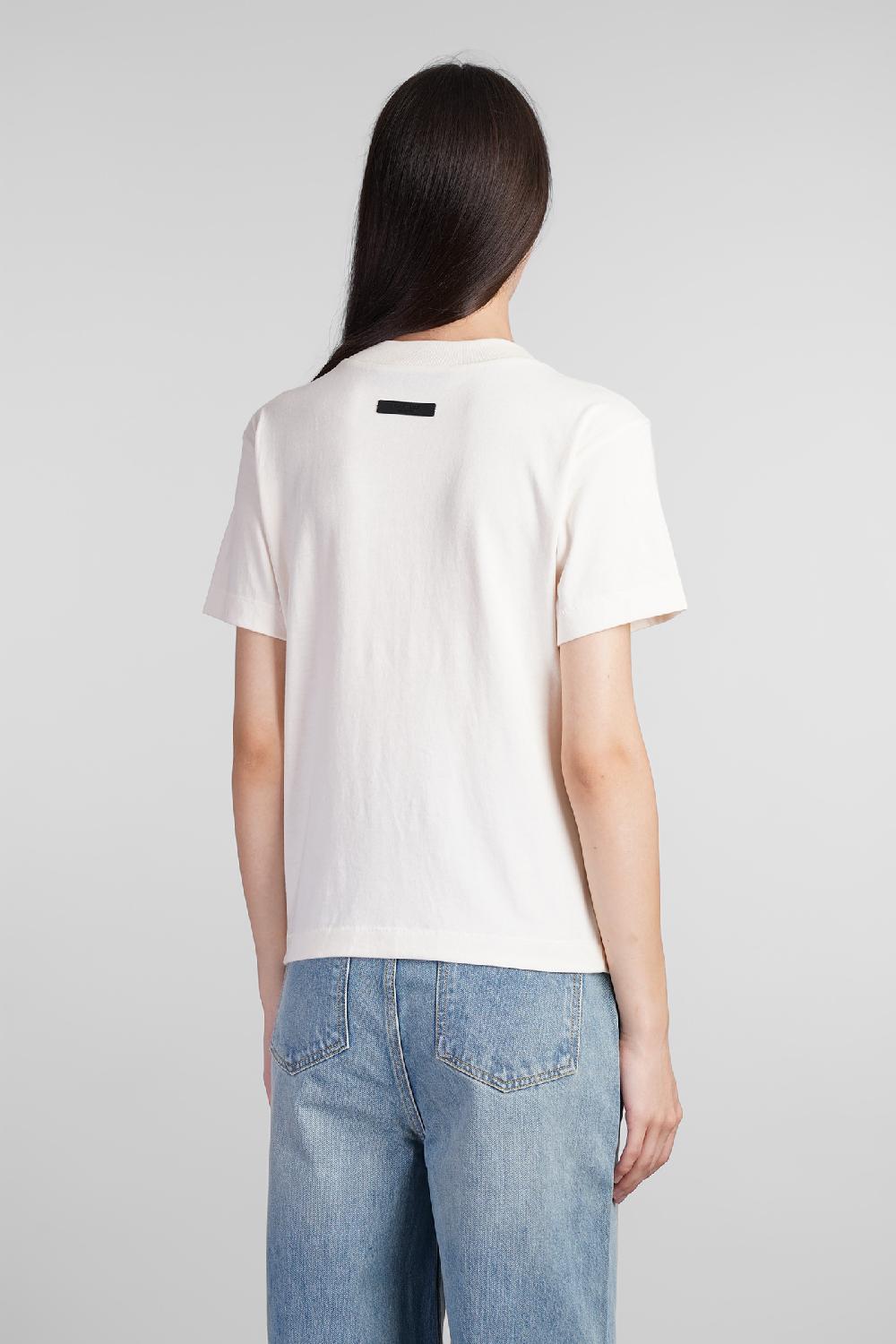 Deliberti Fear of God Essentials T-shirt in cotone beige cod. 408710 - Deliberti The Luxury Shopping Offerte giornaliere