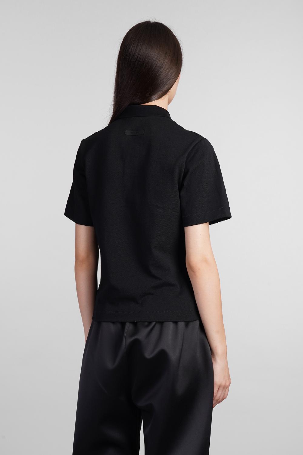 Deliberti Fear of God Essentials Polo in cotone nero cod. 408711 - Deliberti The Luxury Shopping Offerte speciali