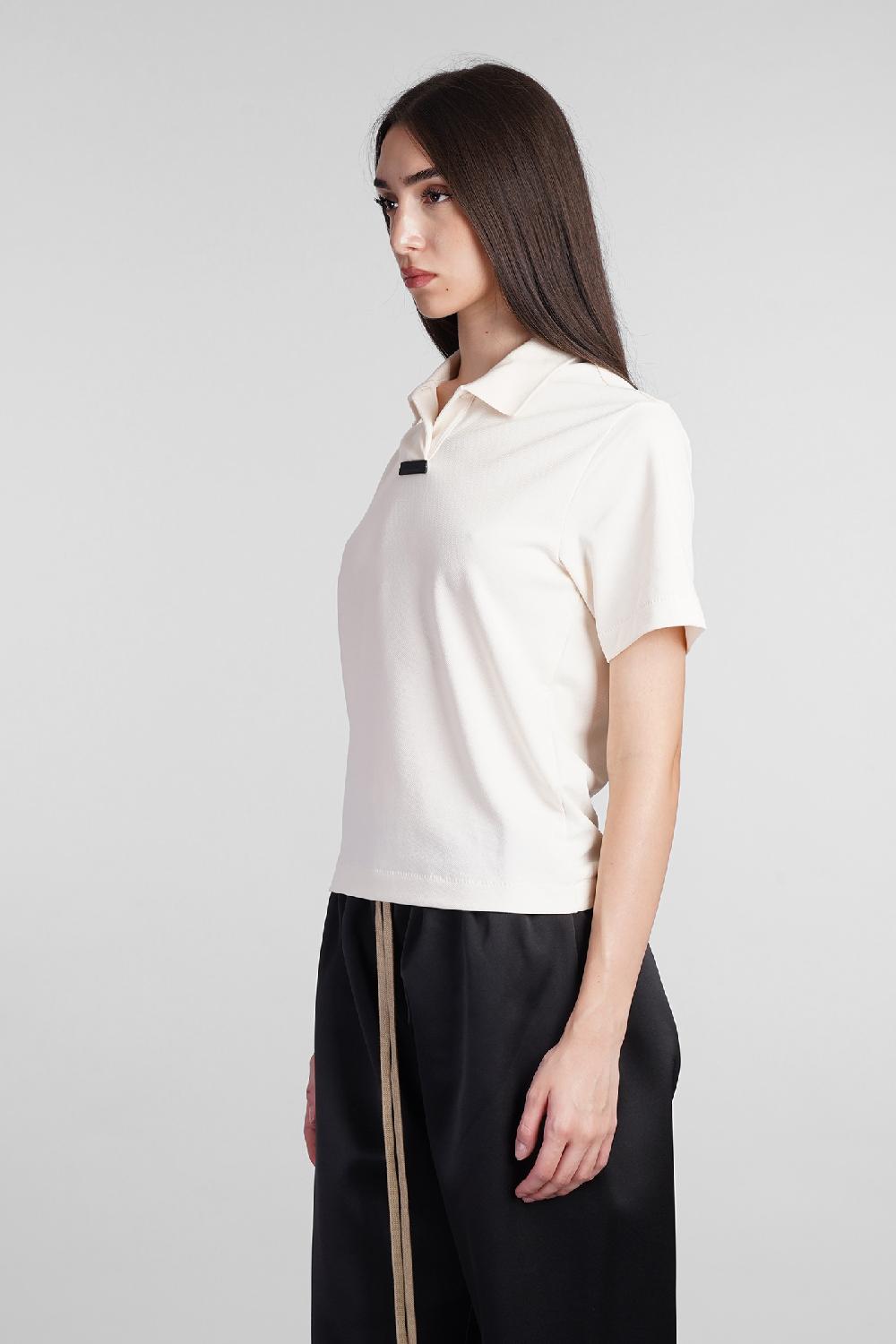 Deliberti Fear of God Essentials Polo in cotone beige cod. 408712 - Deliberti The Luxury Shopping Enormi risparmi
