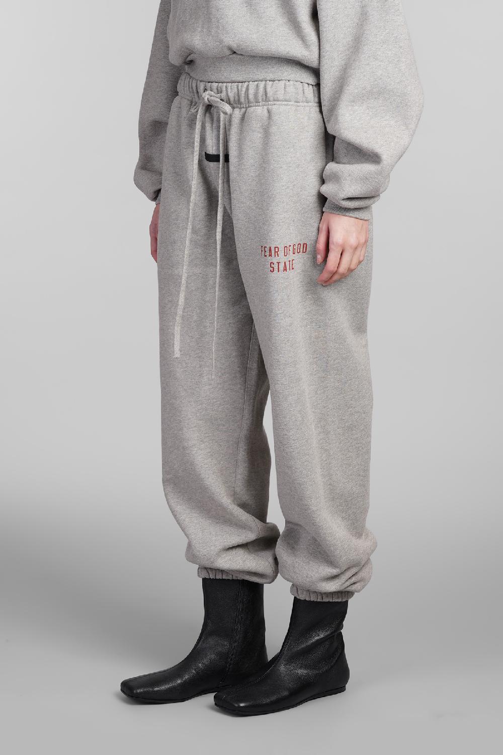 Deliberti Fear of God Essentials Pantalone in cotone grigio cod. 409704 - Deliberti The Luxury Shopping Prezzo basso