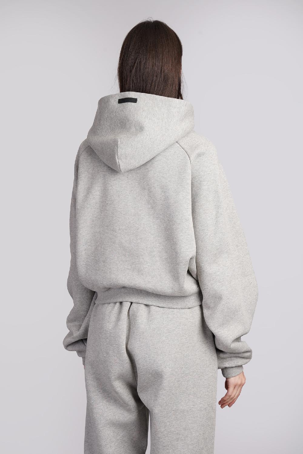 Deliberti Fear of God Essentials Felpa in cotone grigio cod. 409708 - Deliberti The Luxury Shopping Rilascio limitato