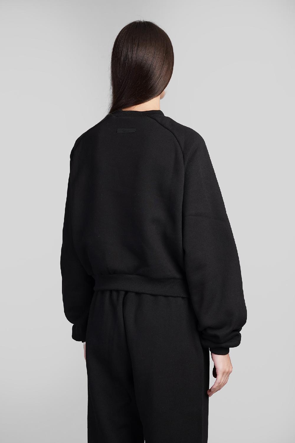 Deliberti Fear of God Essentials Felpa in cotone nero cod. 409709 - Deliberti The Luxury Shopping Ultimi tre giorni