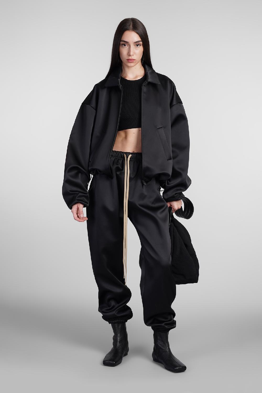 Deliberti Fear of God Essentials Pantalone in poliestere nero cod. 408703 - Deliberti The Luxury Shopping Latest stili