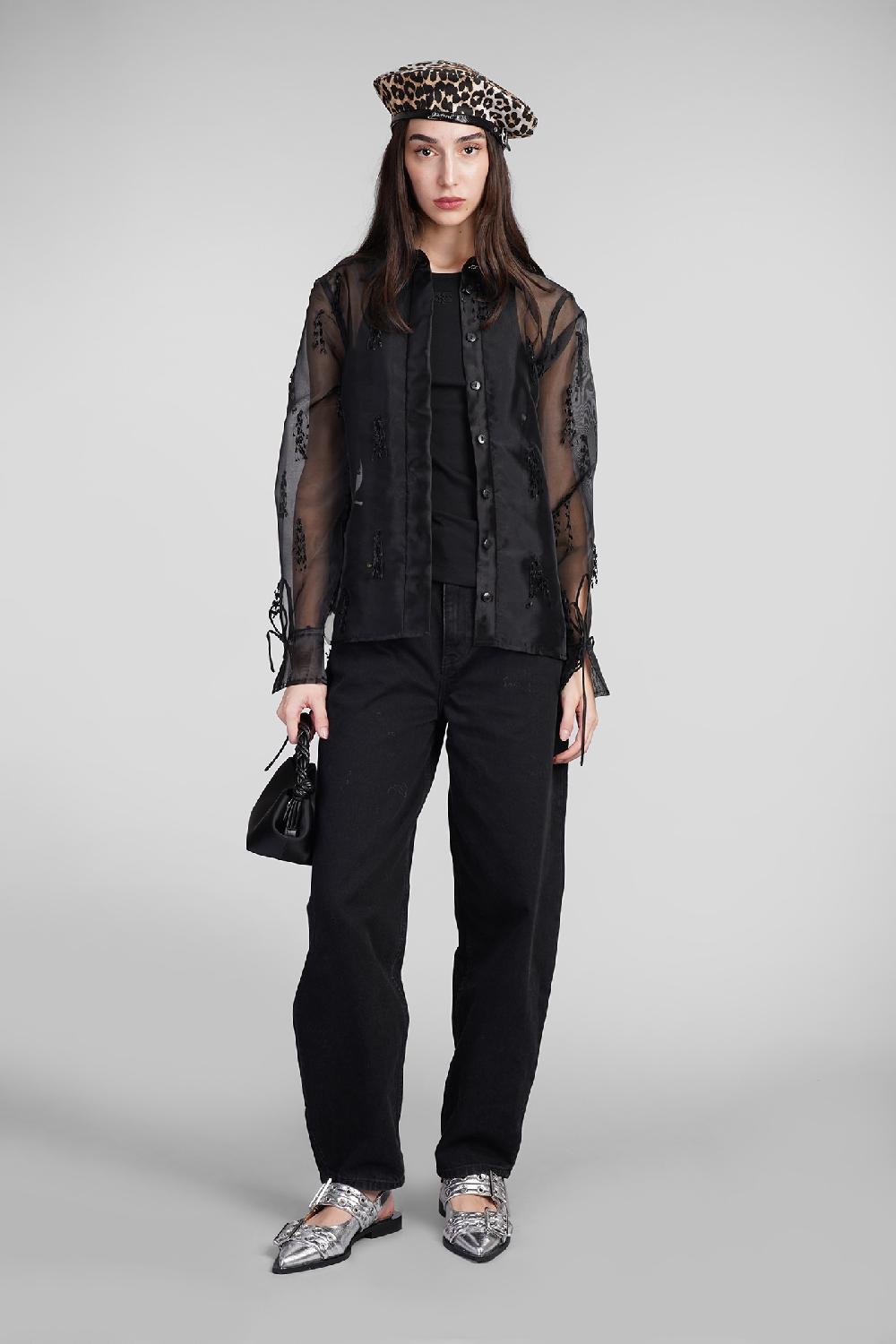 Deliberti Ganni Canotta in cotone nero cod. 397185 - Deliberti The Luxury Shopping Ultimo giorno