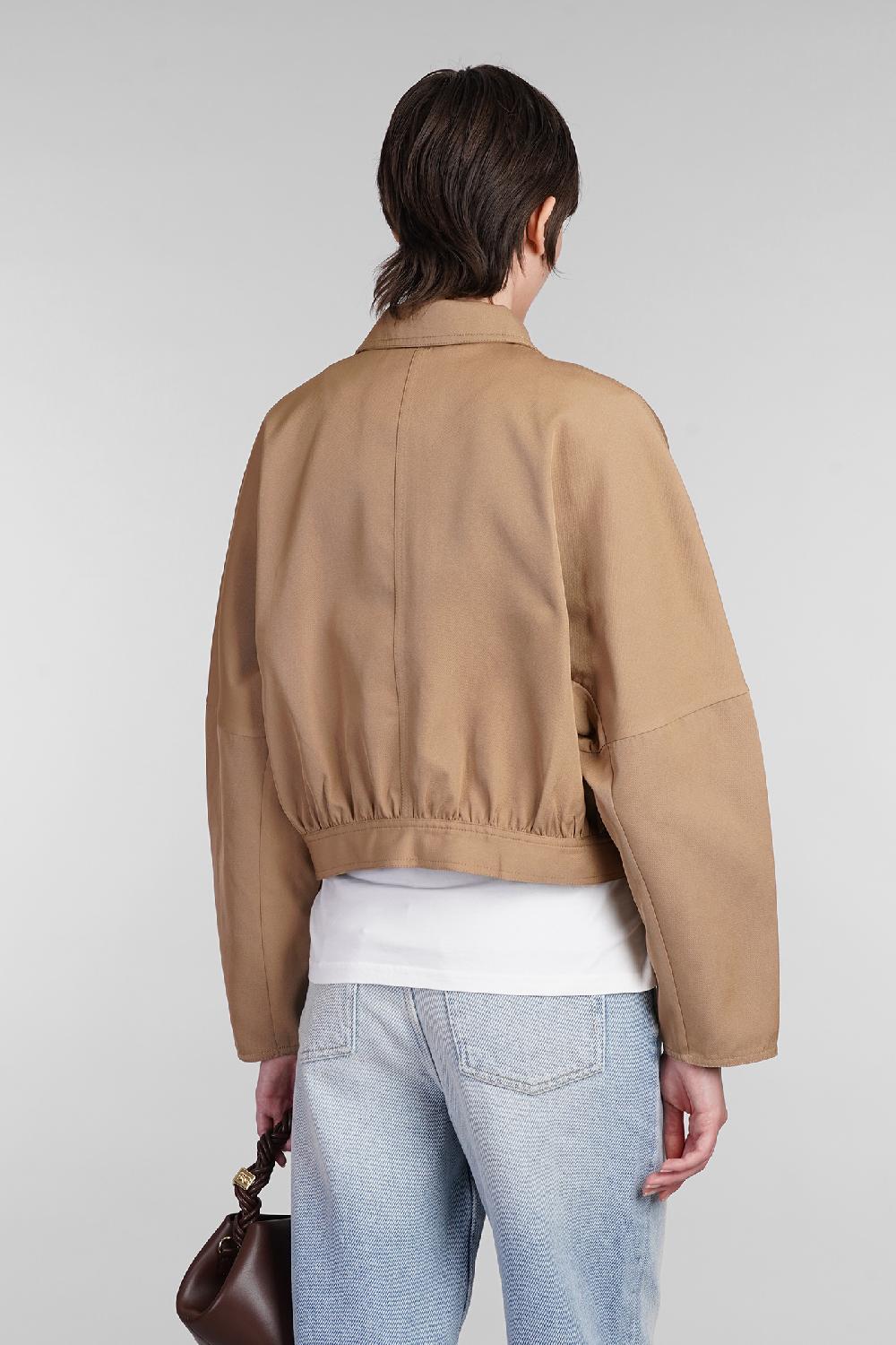 Deliberti Ganni Giacca casual in poliestere beige cod. 403434 - Deliberti The Luxury Shopping Promozione temporanea