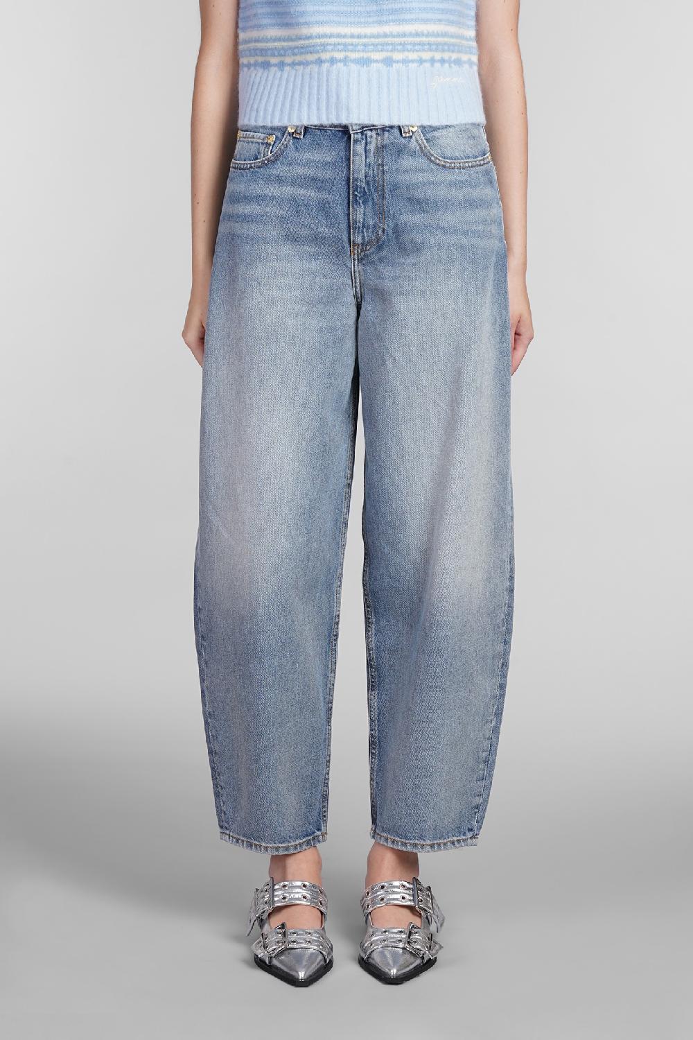 Deliberti Ganni Jeans stary in cotone blu cod. 402389 - Deliberti The Luxury Shopping Offerta speciale della fabbrica