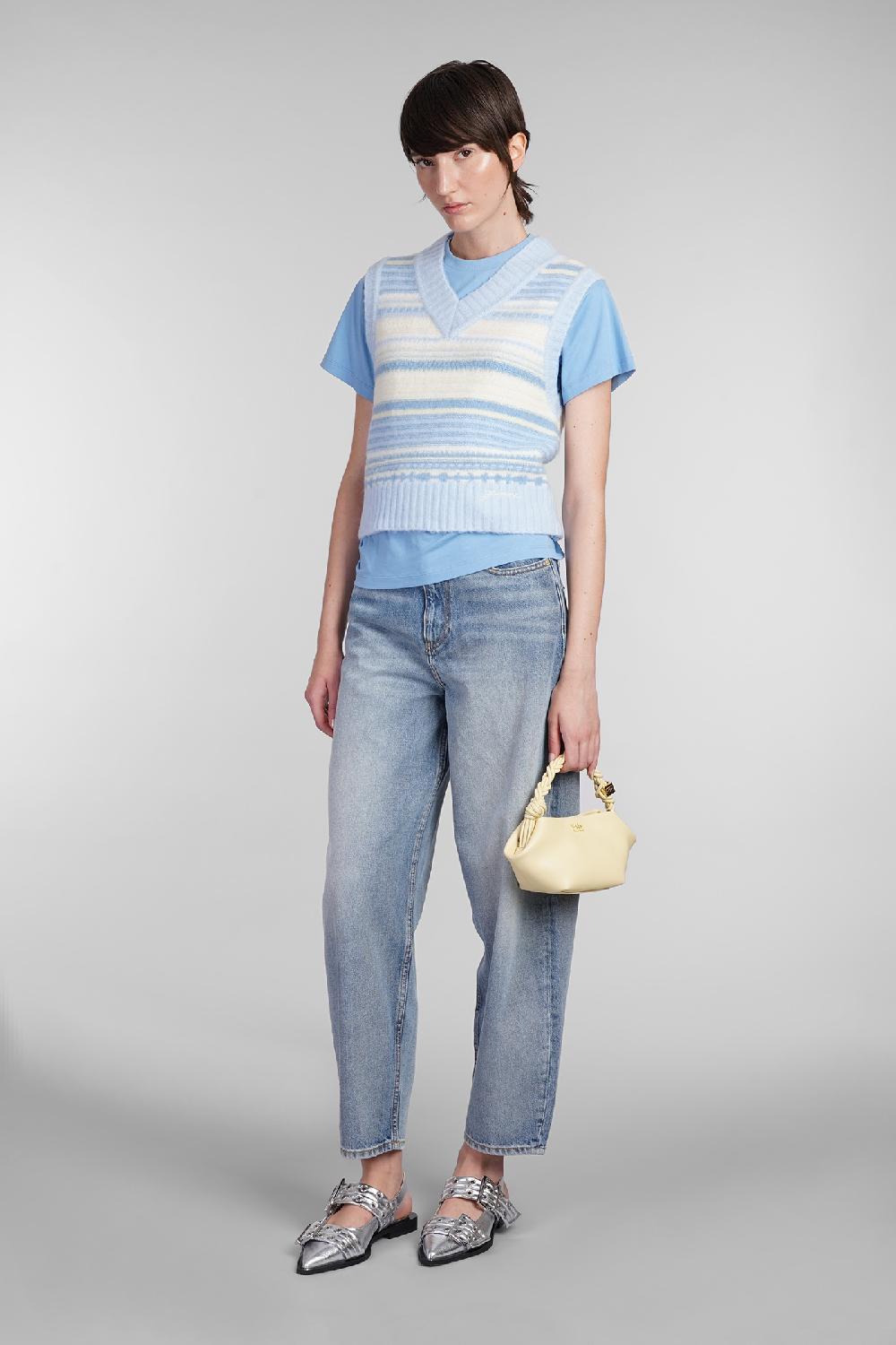 Deliberti Ganni Jeans stary in cotone blu cod. 402389 - Deliberti The Luxury Shopping Offerta speciale della fabbrica