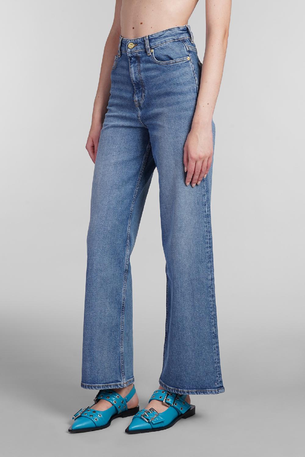Deliberti Ganni Jeans andi in cotone blu cod. 402390 - Deliberti The Luxury Shopping Discount Store per i nuovi prodotti