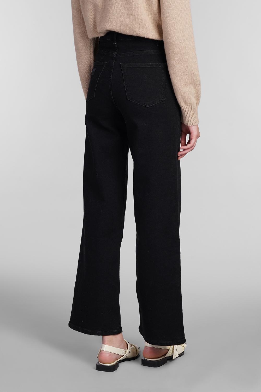 Deliberti Ganni Jeans andi in cotone nero cod. 402391 - Deliberti The Luxury Shopping Enormi sconti