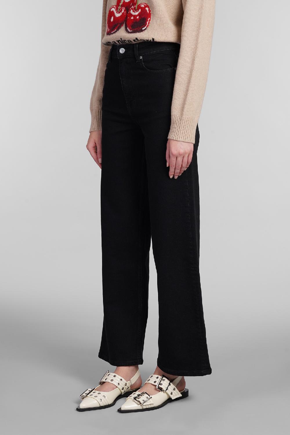 Deliberti Ganni Jeans andi in cotone nero cod. 402391 - Deliberti The Luxury Shopping Enormi sconti