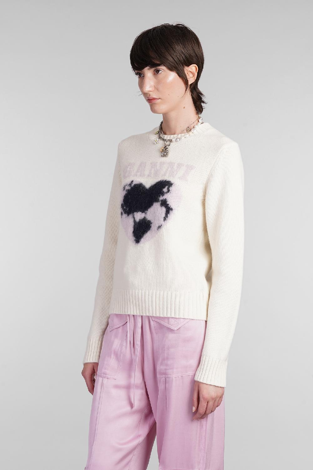 Deliberti Ganni Maglia in lana beige cod. 403446 - Deliberti The Luxury Shopping 50% di sconto per tempo limitato