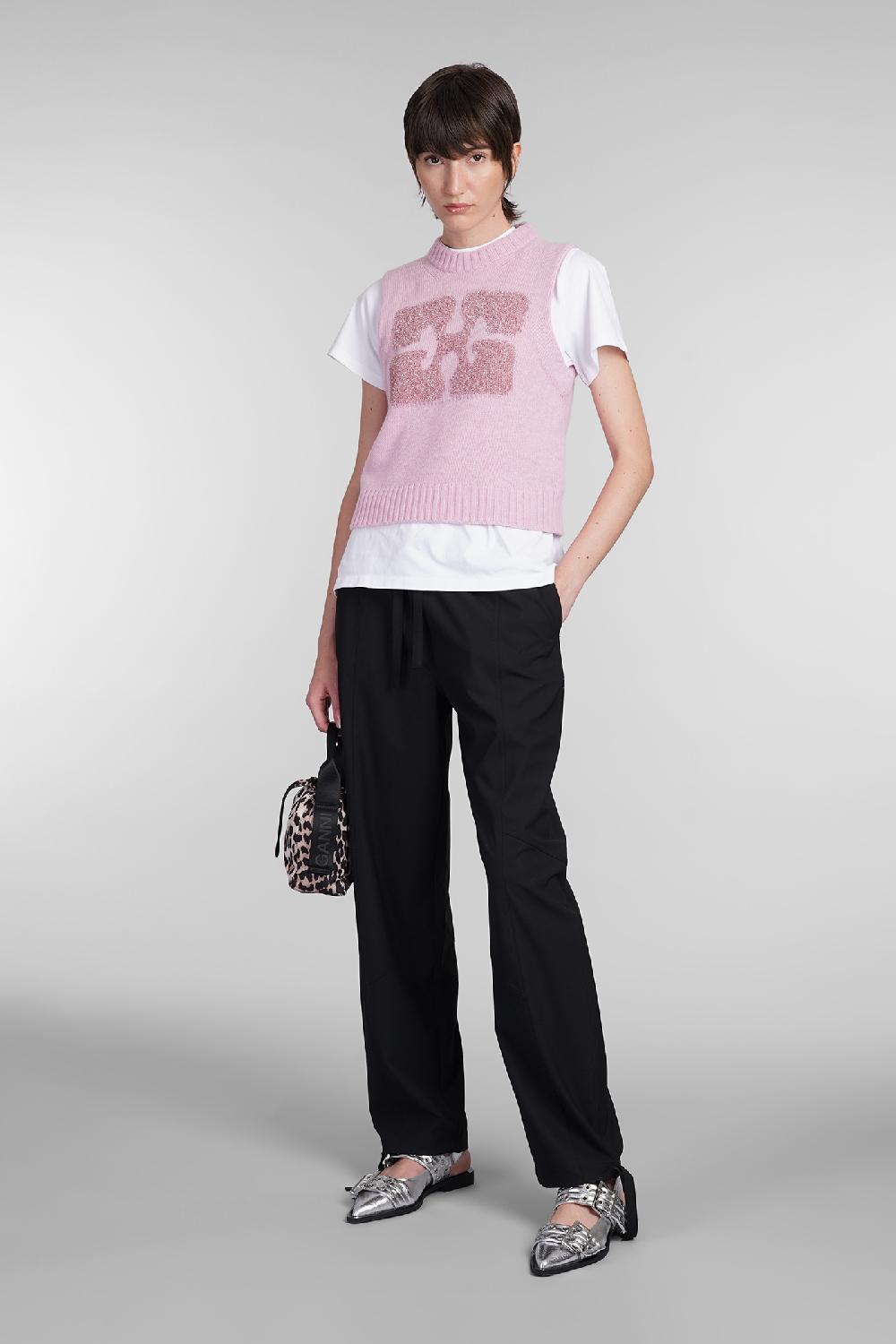 Deliberti Ganni Gilet in lana rosa cod. 403448 - Deliberti The Luxury Shopping 2025