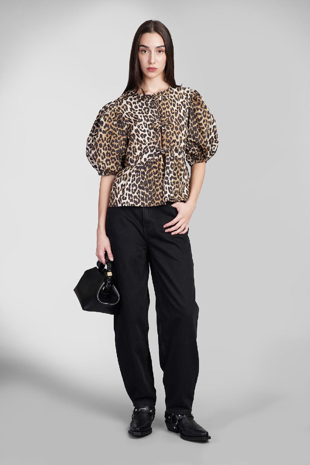 Deliberti Ganni Jeans in cotone nero cod. 409929 - Deliberti The Luxury Shopping Italy