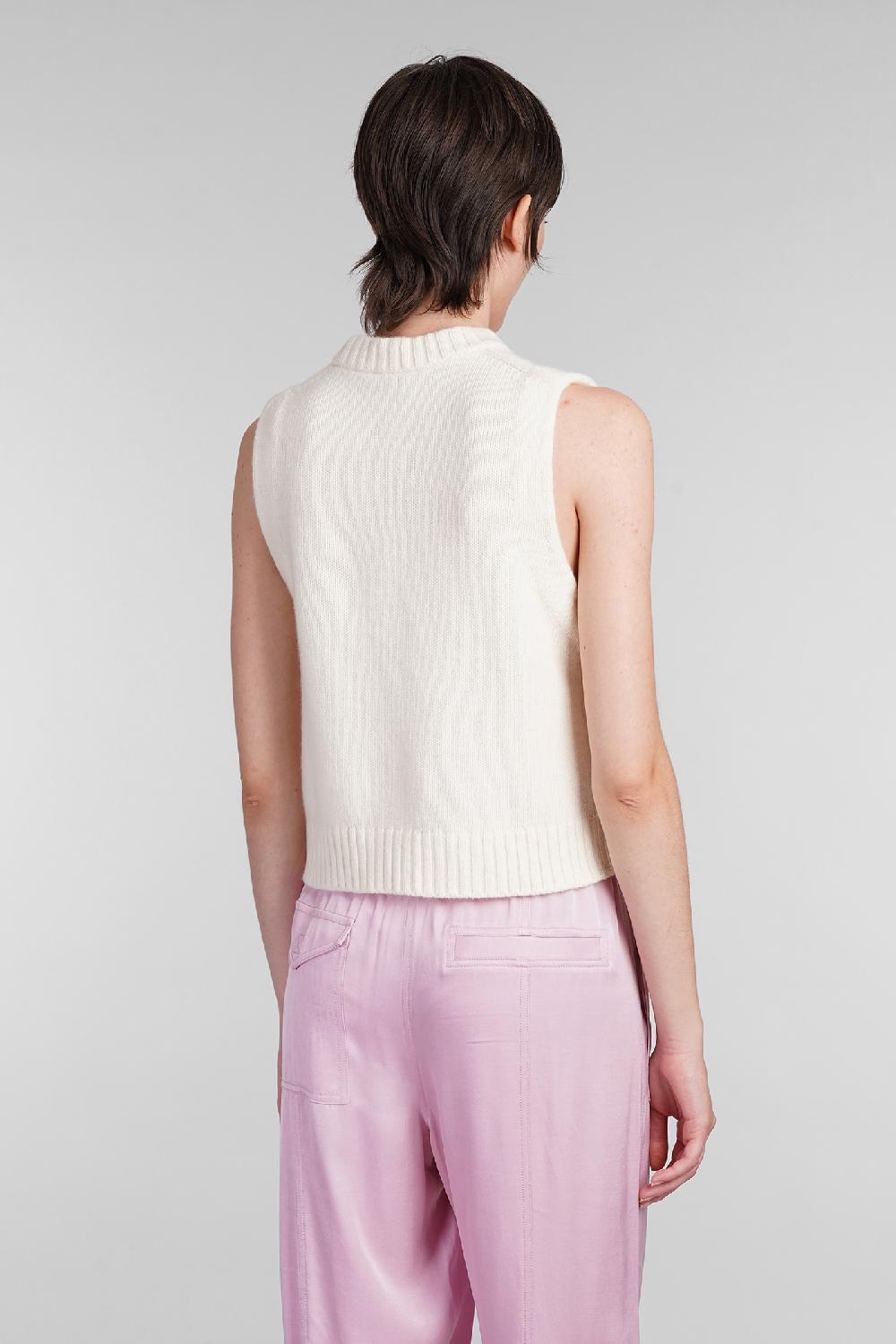 Deliberti Ganni Gilet in lana beige cod. 403449 - Deliberti The Luxury Shopping Italia