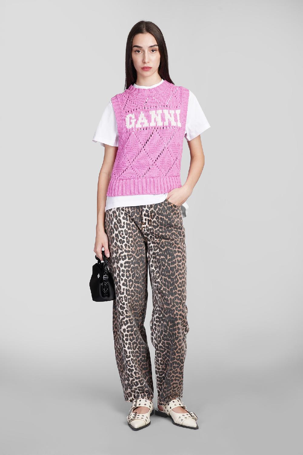 Deliberti Ganni Jeans in cotone animalier cod. 409932 - Deliberti The Luxury Shopping Promozione