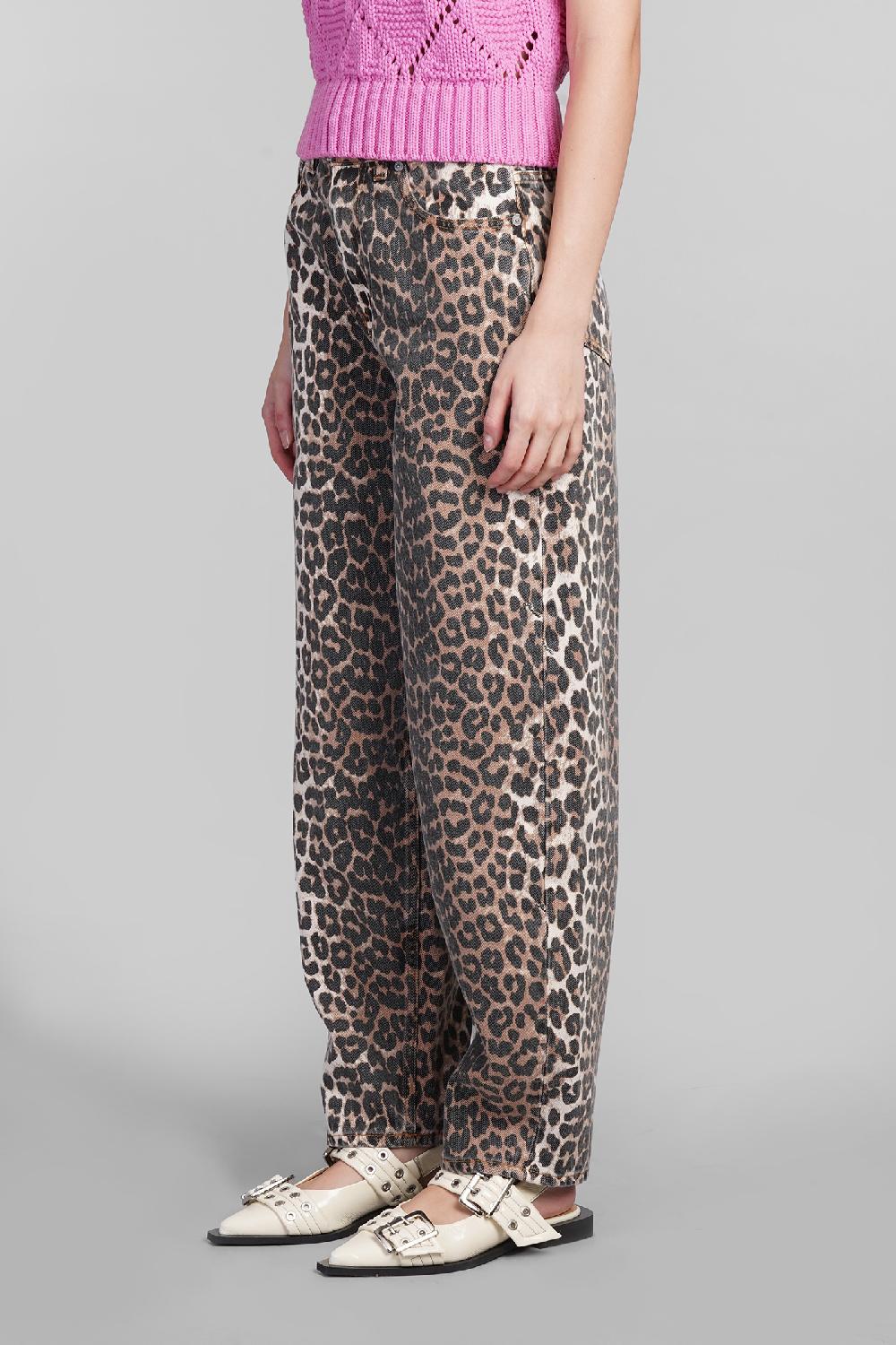 Deliberti Ganni Jeans in cotone animalier cod. 409932 - Deliberti The Luxury Shopping Promozione