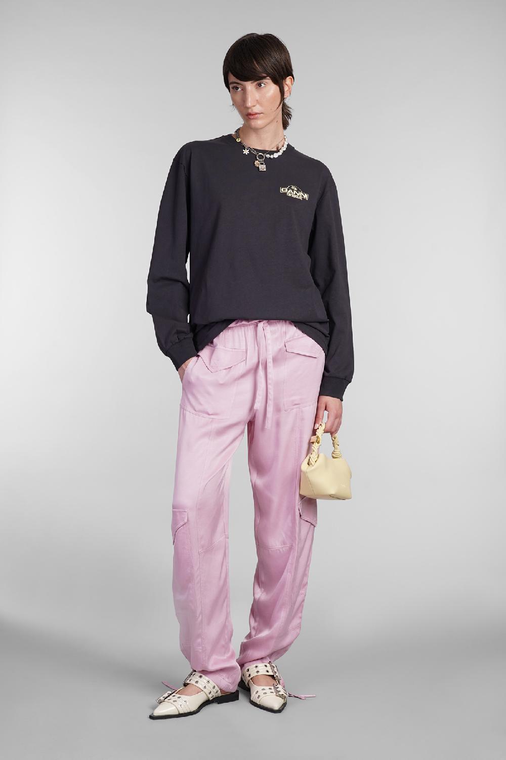 Deliberti Ganni T-shirt in cotone nero cod. 403455 - Deliberti The Luxury Shopping Promozione Limitata