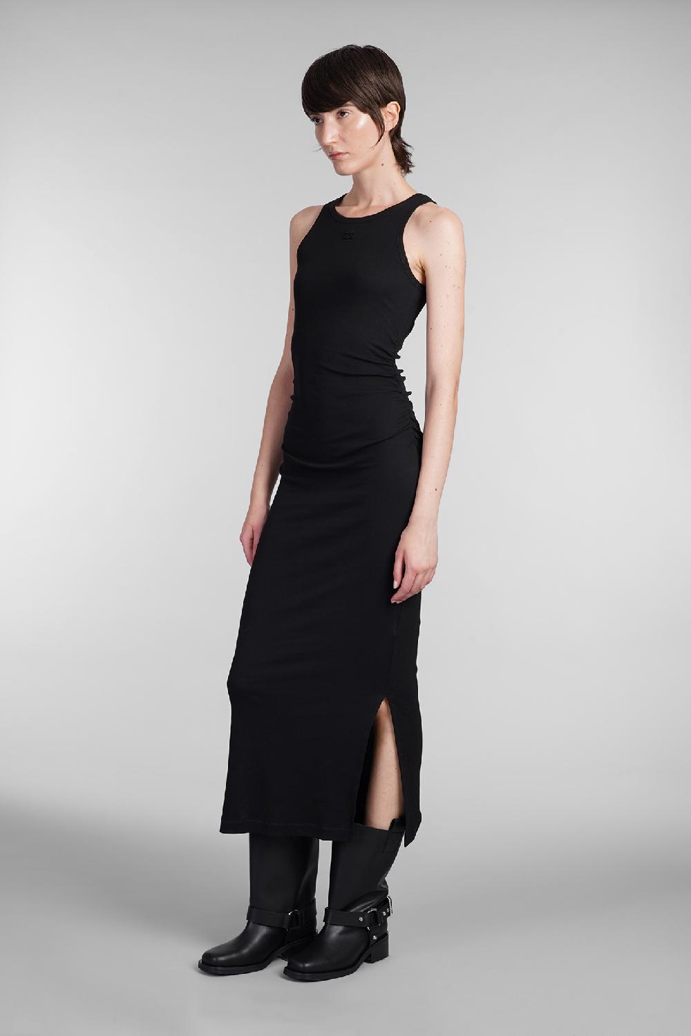 Deliberti Ganni Abito in cotone nero cod. 403459 - Deliberti The Luxury Shopping Sottocosto