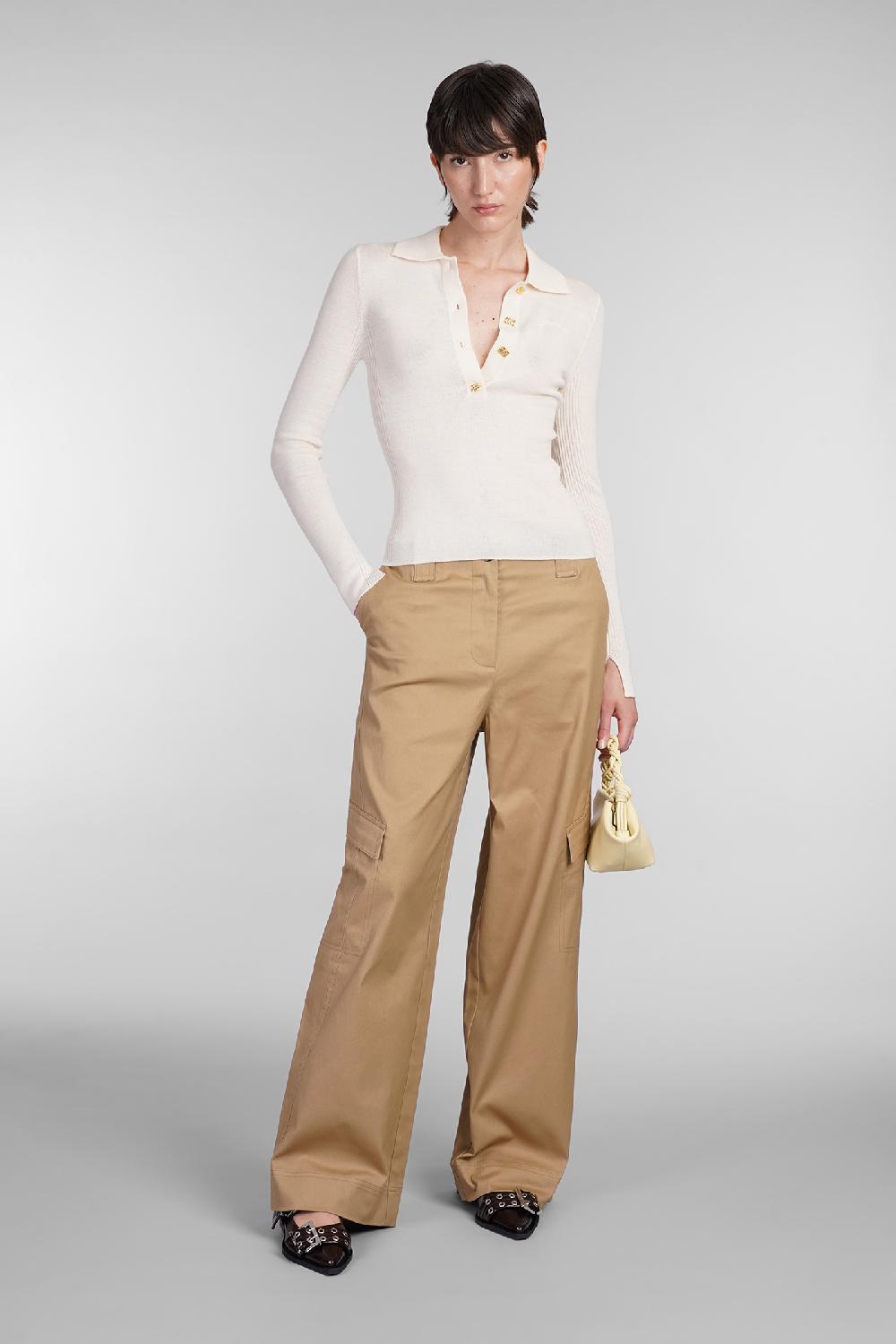 Deliberti Ganni Polo in lana beige cod. 403417 - Deliberti The Luxury Shopping Convenienza