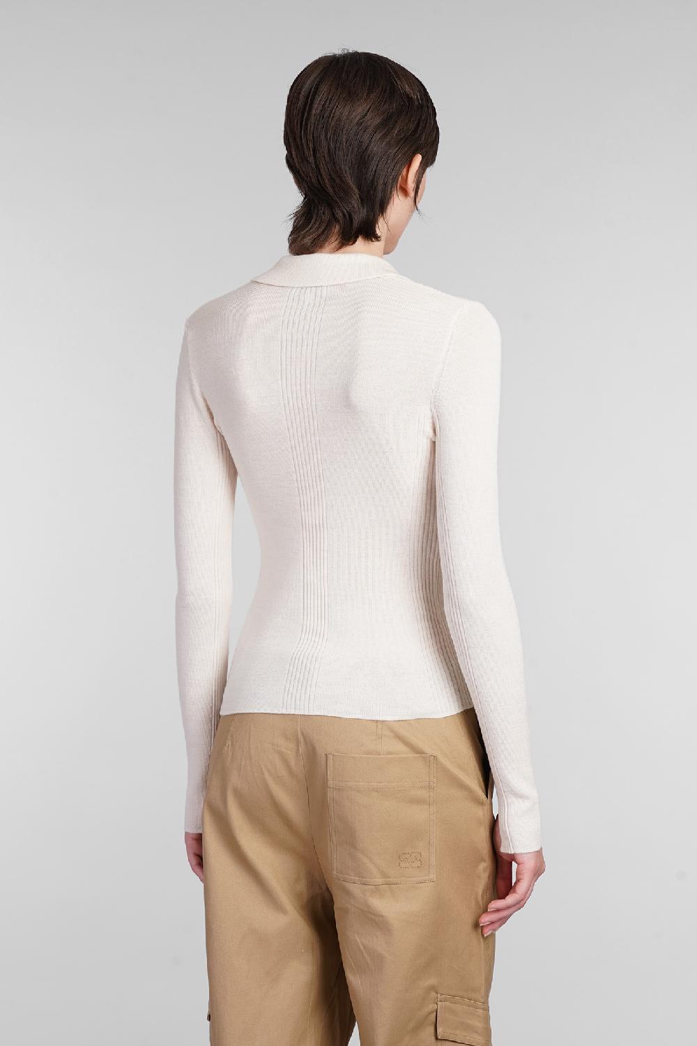 Deliberti Ganni Polo in lana beige cod. 403417 - Deliberti The Luxury Shopping Convenienza
