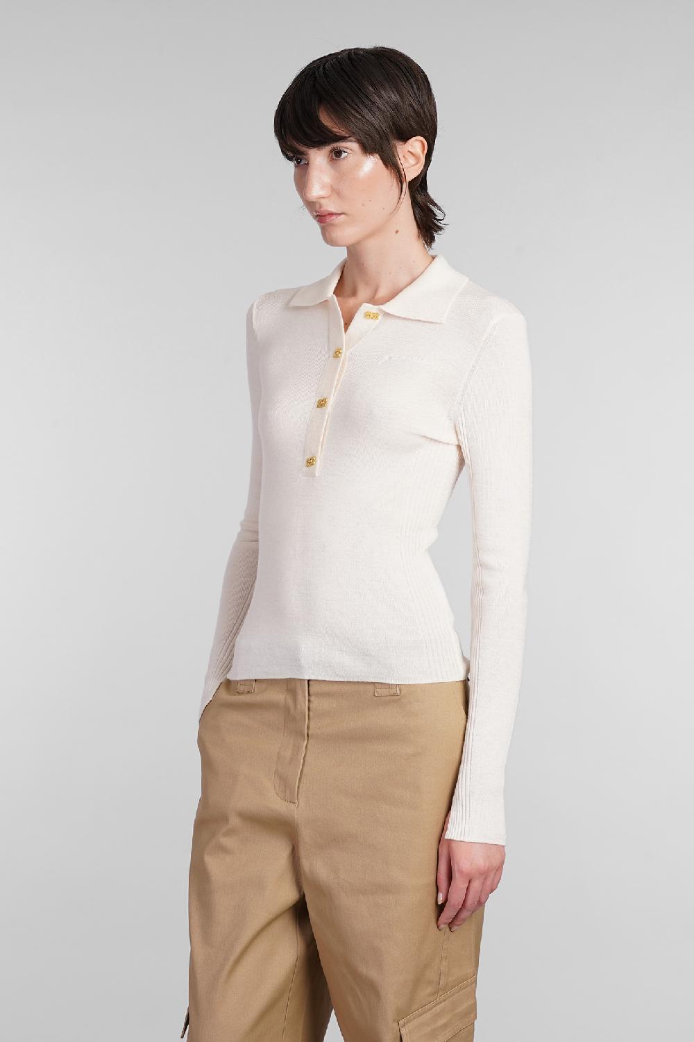 Deliberti Ganni Polo in lana beige cod. 403417 - Deliberti The Luxury Shopping Convenienza