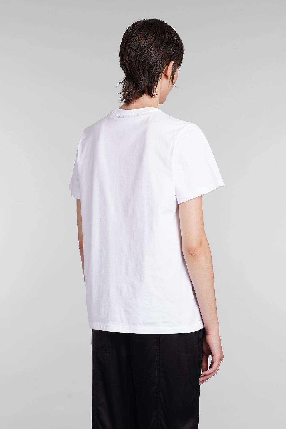 Deliberti Ganni T-shirt in cotone bianco cod. 403422 - Deliberti The Luxury Shopping Economico