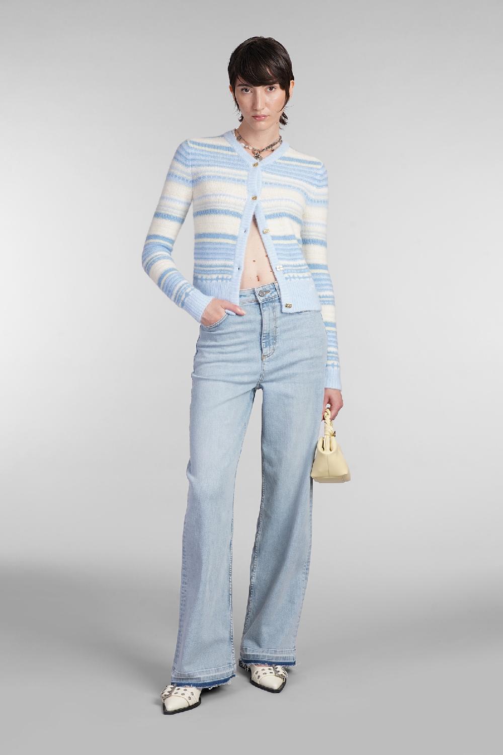 Deliberti Ganni Jeans andi in cotone blu cod. 403486 - Deliberti The Luxury Shopping Outlet