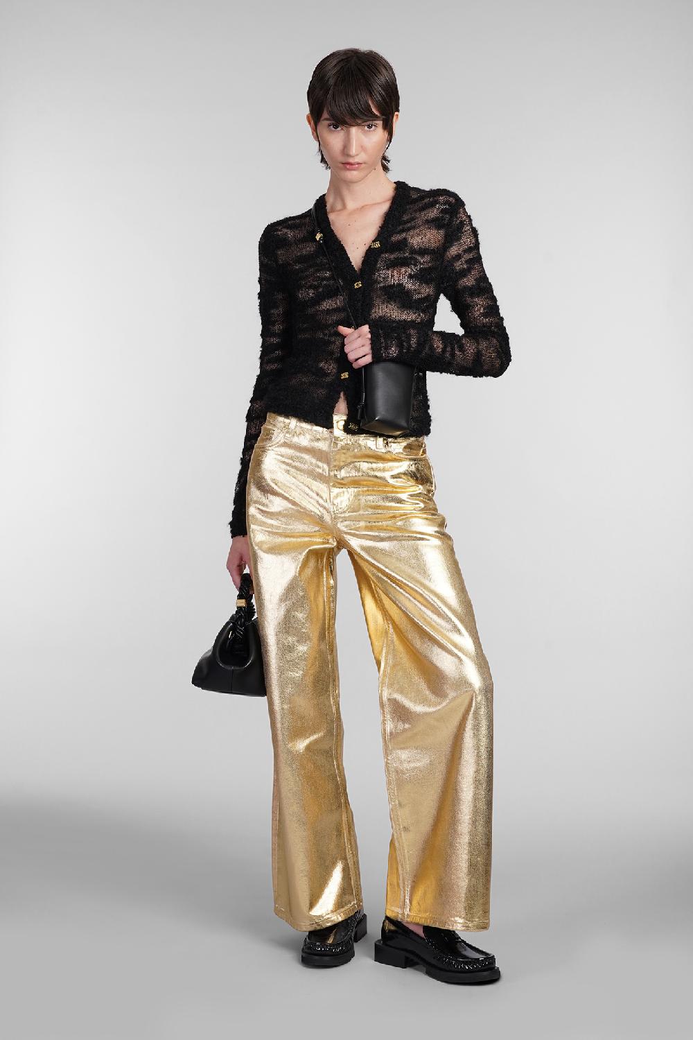 Deliberti Ganni Jeans in cotone oro cod. 403488 - Deliberti The Luxury Shopping Offerte