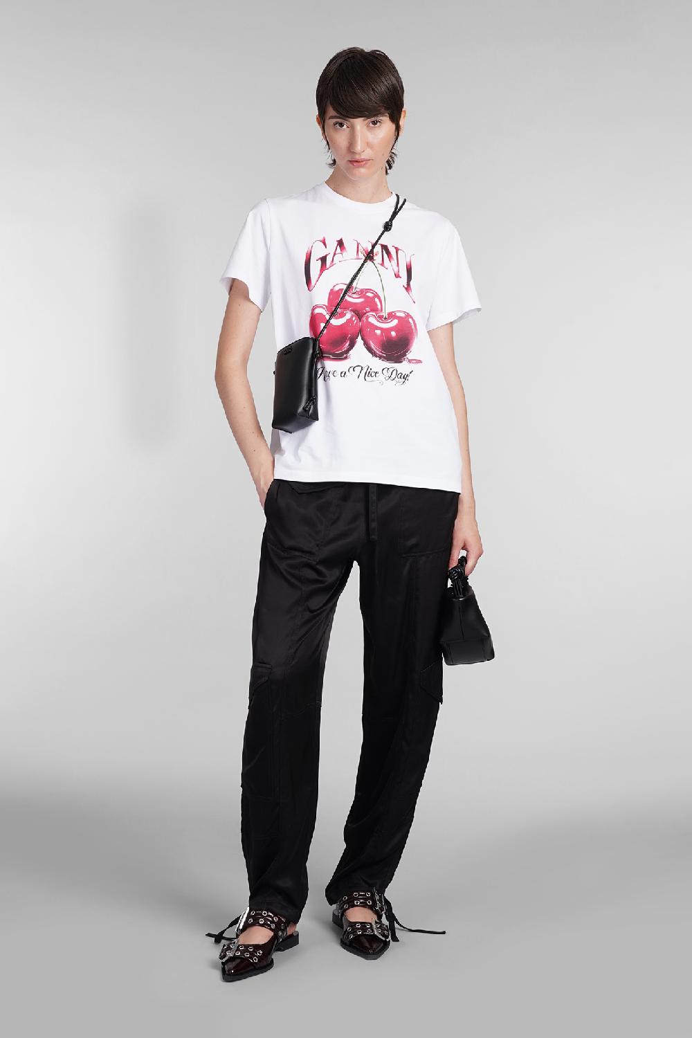 Deliberti Ganni Pantalone in viscosa nera cod. 403489 - Deliberti The Luxury Shopping Vendita Calda