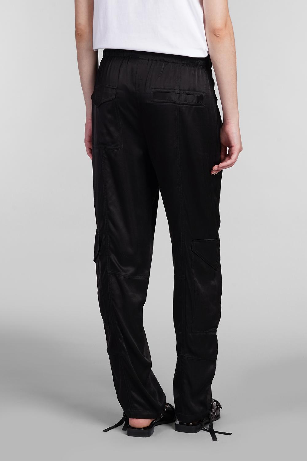 Deliberti Ganni Pantalone in viscosa nera cod. 403489 - Deliberti The Luxury Shopping Vendita Calda