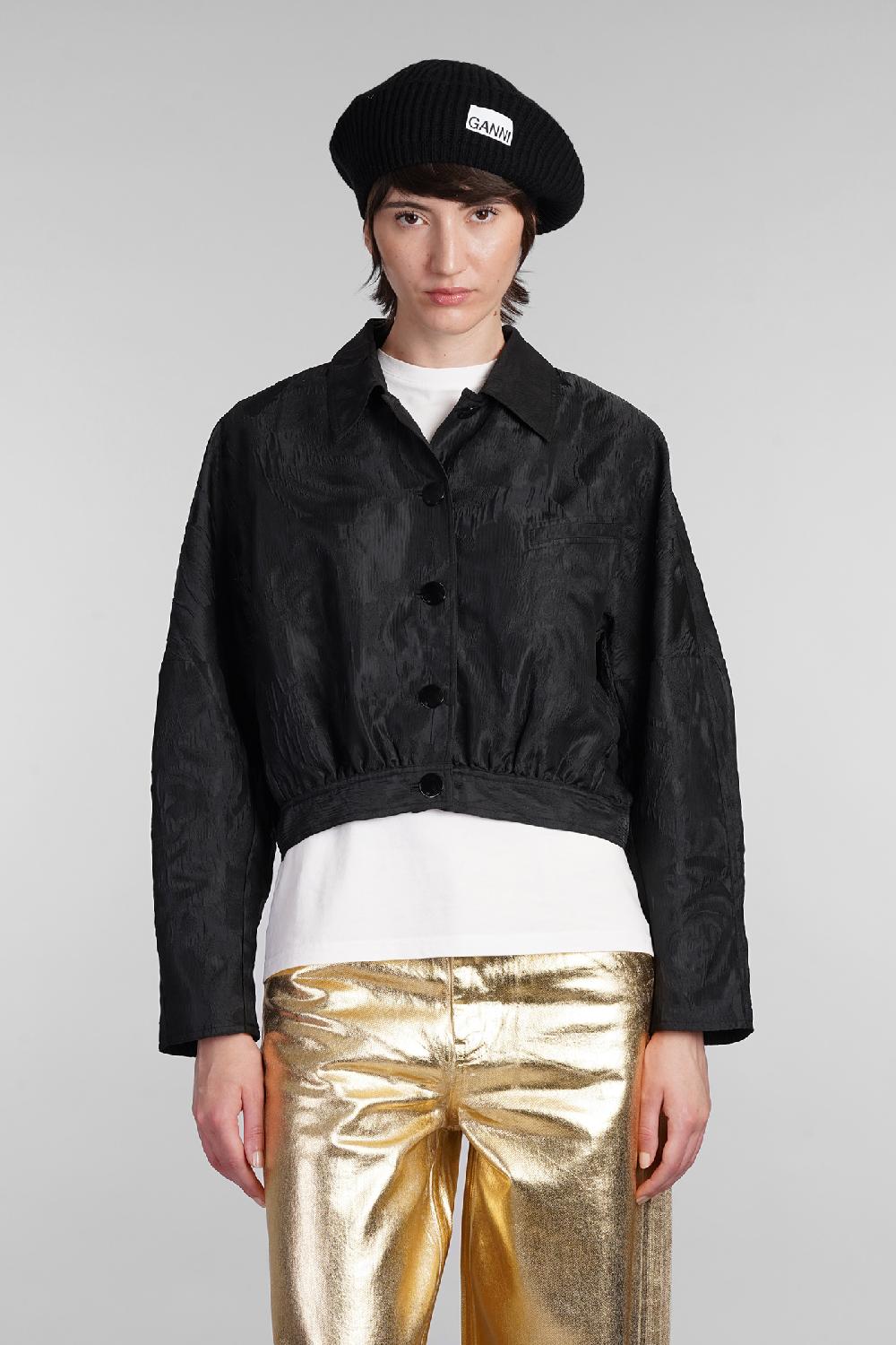 Deliberti Ganni Giacca casual in poliestere nero cod. 403426 - Deliberti The Luxury Shopping Vendita Economica