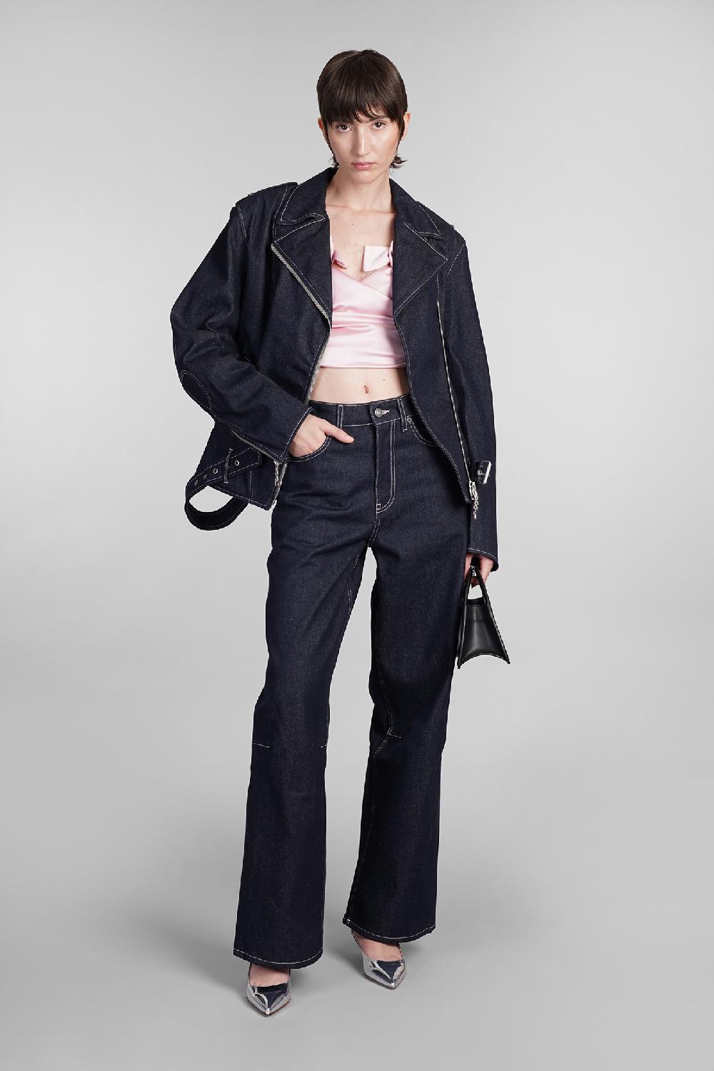 Deliberti Fiorucci Jeans in cotone blu cod. 401883 - Deliberti The Luxury Shopping Vendite Flash