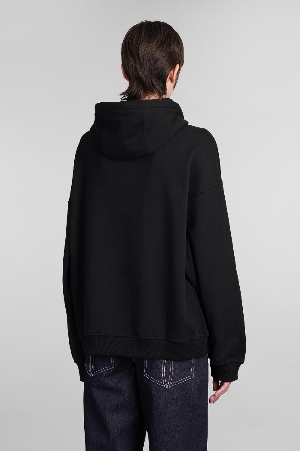 Deliberti Fiorucci Felpa in cotone nero cod. 401884 - Deliberti The Luxury Shopping Negozio
