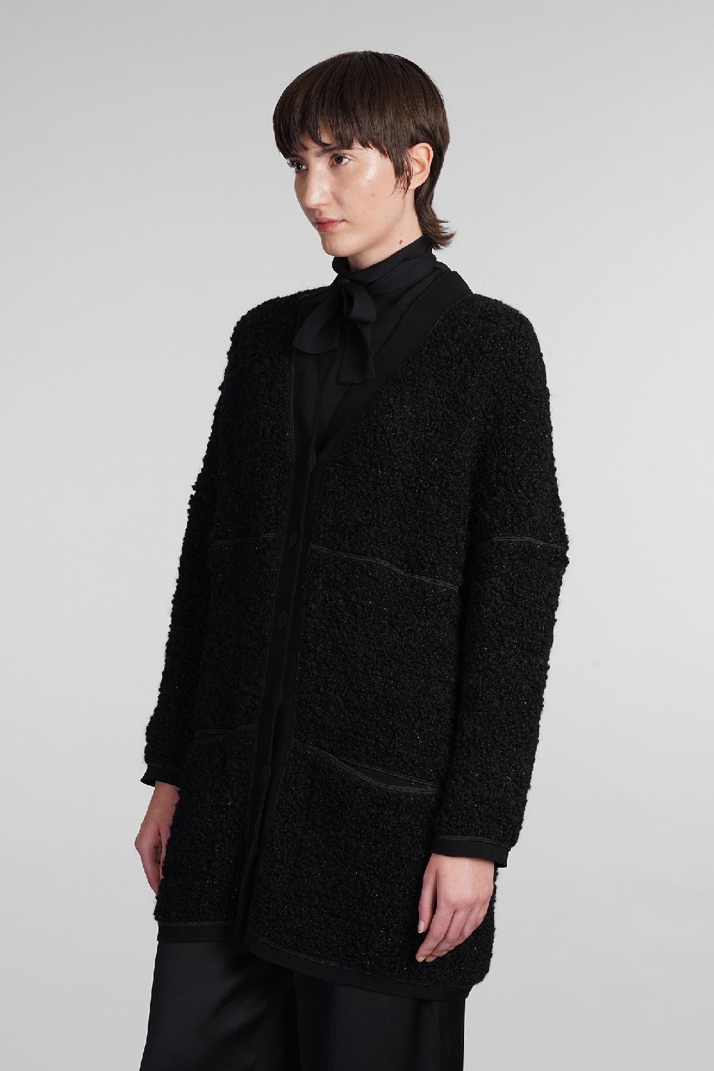 Deliberti Giorgio Armani Cardigan in lana nera cod. 403591 - Deliberti The Luxury Shopping In Saldo