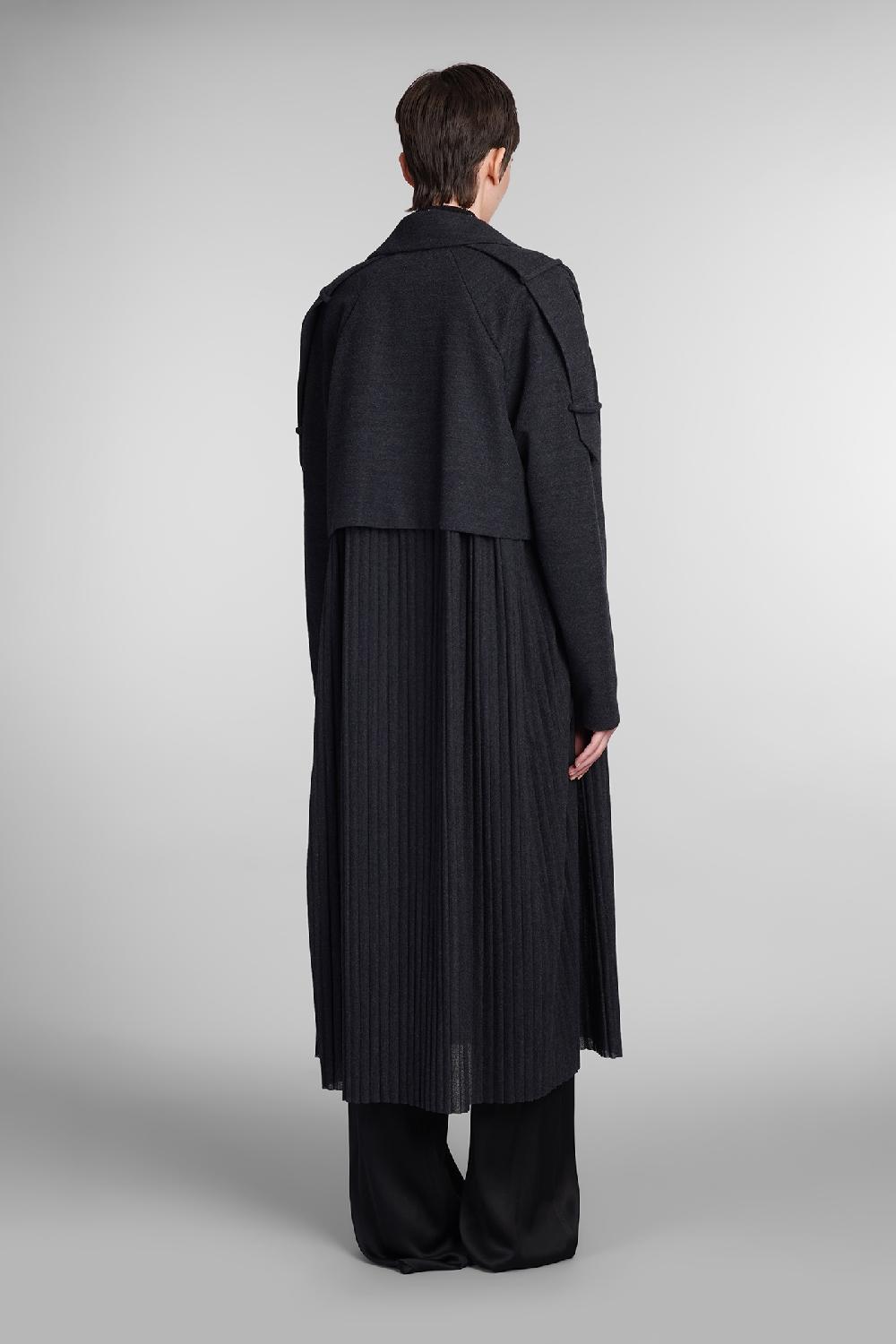 Deliberti Giorgio Armani Trench in lana grigia cod. 403592 - Deliberti The Luxury Shopping Nuova