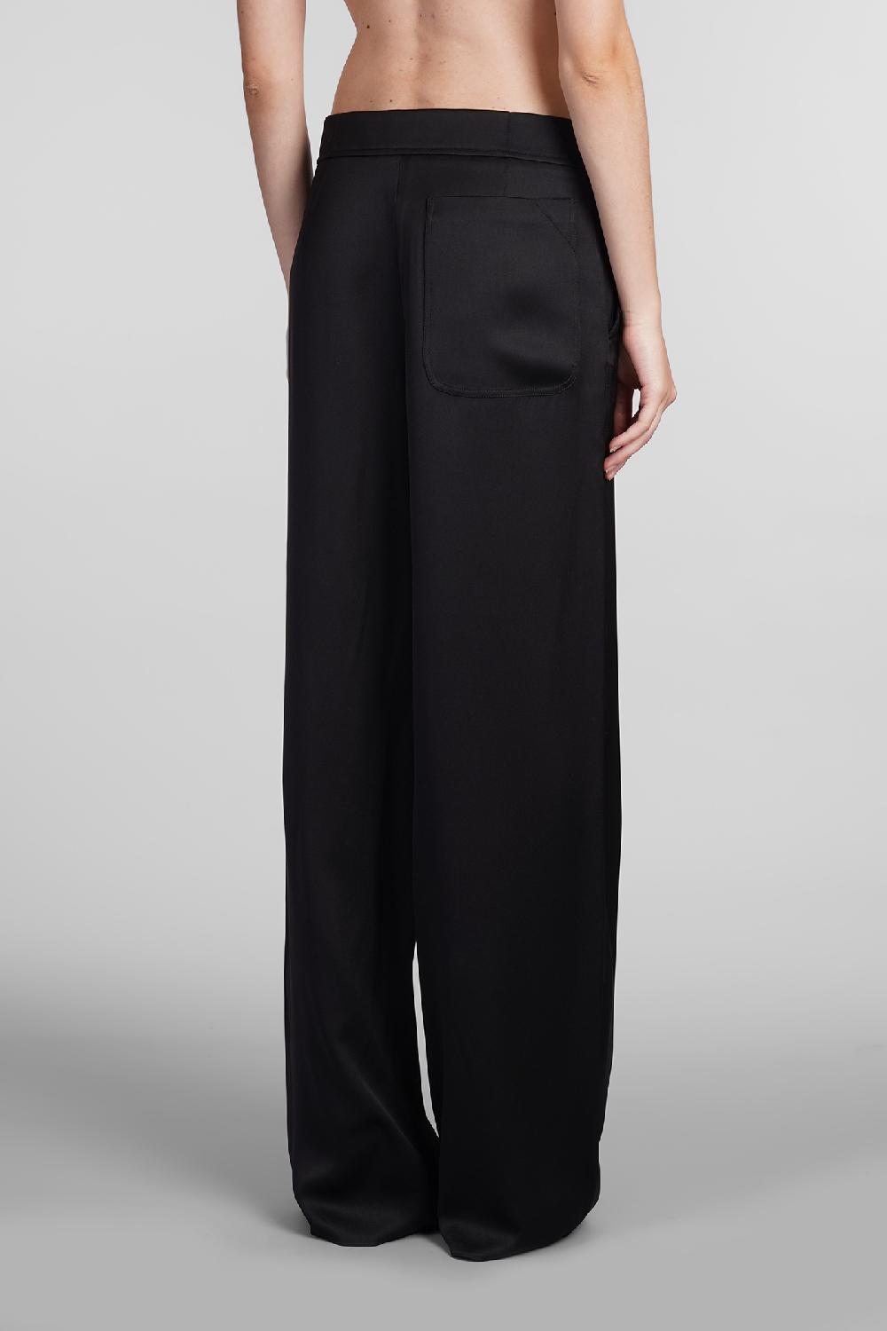 Deliberti Giorgio Armani Pantalone in seta nera cod. 403594 - Deliberti The Luxury Shopping Spedizione gratuita