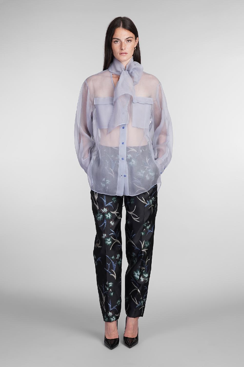 Deliberti Giorgio Armani Camicia in seta celeste cod. 403596 - Deliberti The Luxury Shopping Negozio online di fabbrica