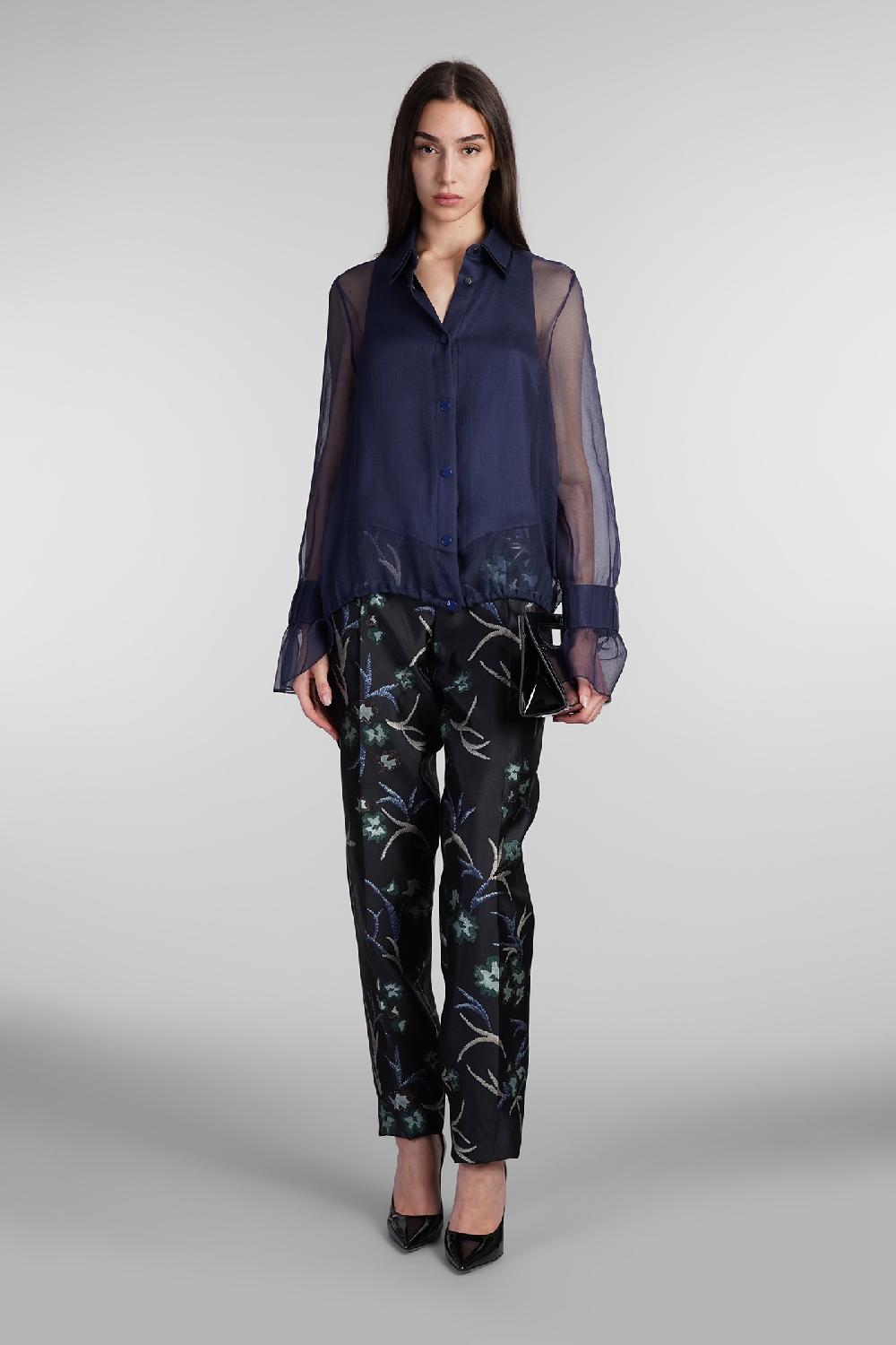 Deliberti Giorgio Armani Camicia in seta blu cod. 407683 - Deliberti The Luxury Shopping Offerta speciale