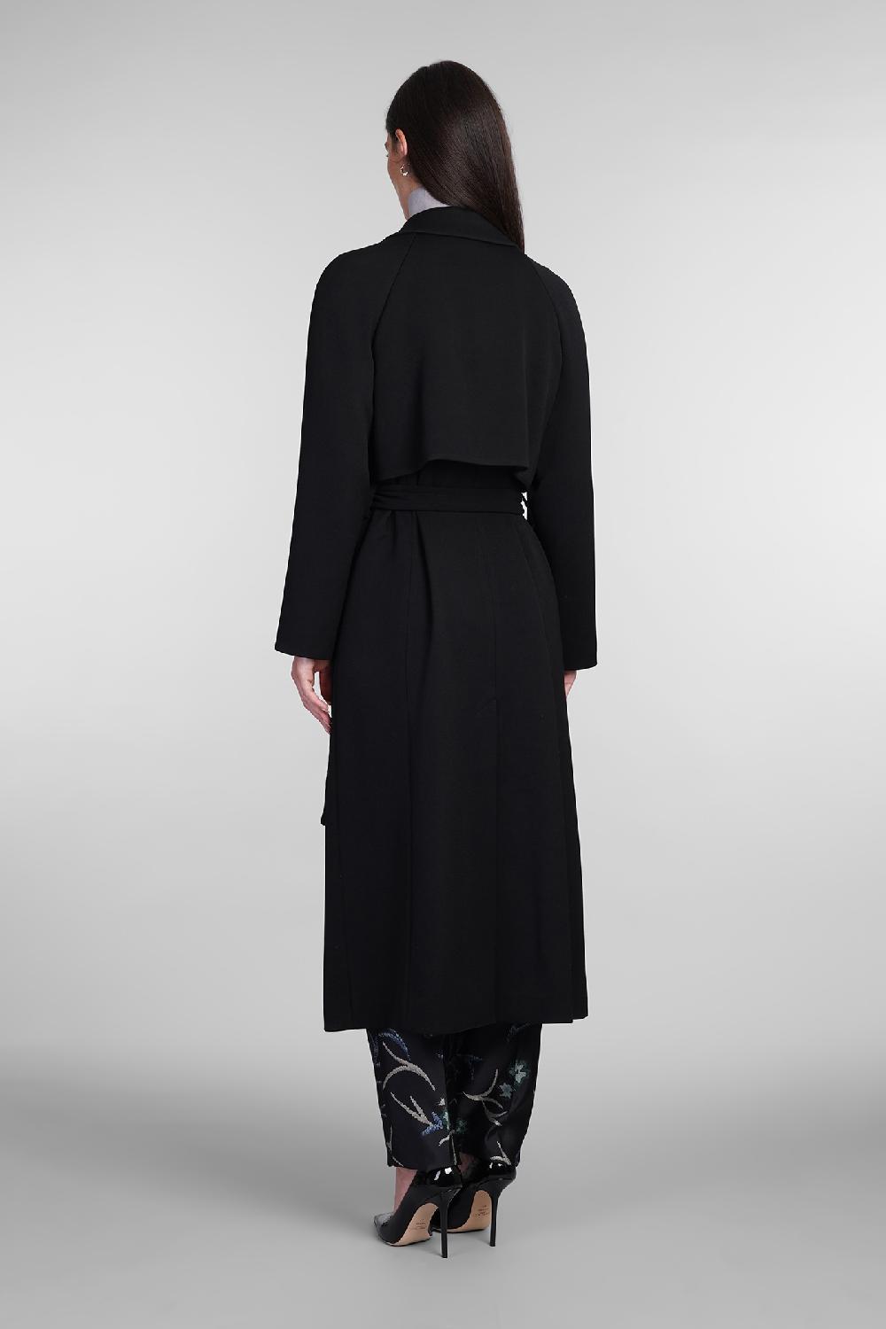 Deliberti Giorgio Armani Cappotto in lana nera cod. 403743 - Deliberti The Luxury Shopping Comprare a buon mercato