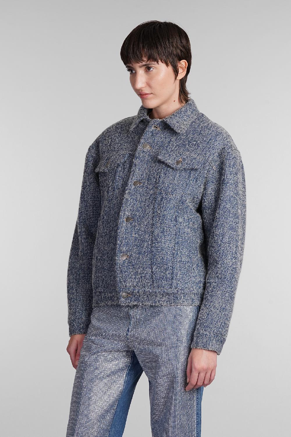 Deliberti Giuseppe di Morabito Giacca casual in cotone blu cod. 407959 - Deliberti The Luxury Shopping Flash Sale