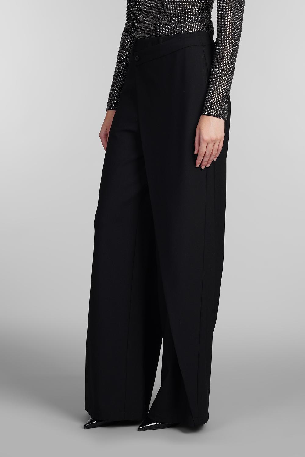 Deliberti Giuseppe di Morabito Pantalone in lana nera cod. 407962 - Deliberti The Luxury Shopping Offerta esclusiva