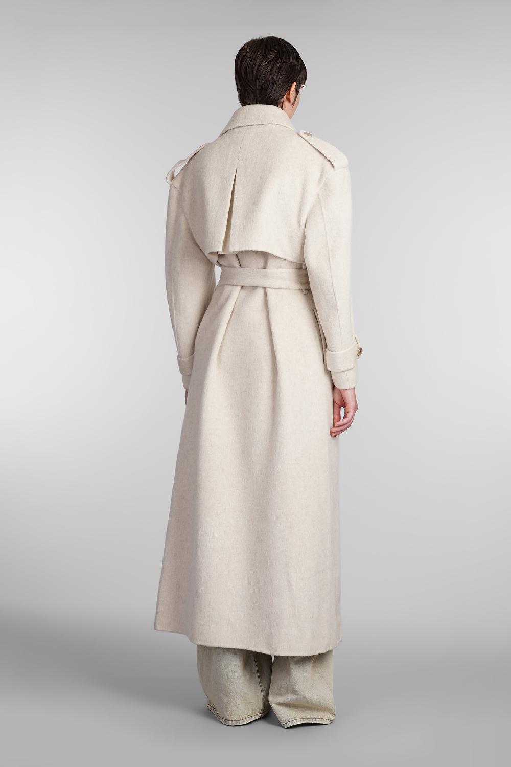 Deliberti Giuseppe di Morabito Cappotto in lana beige cod. 407963 - Deliberti The Luxury Shopping Vendite stagionali
