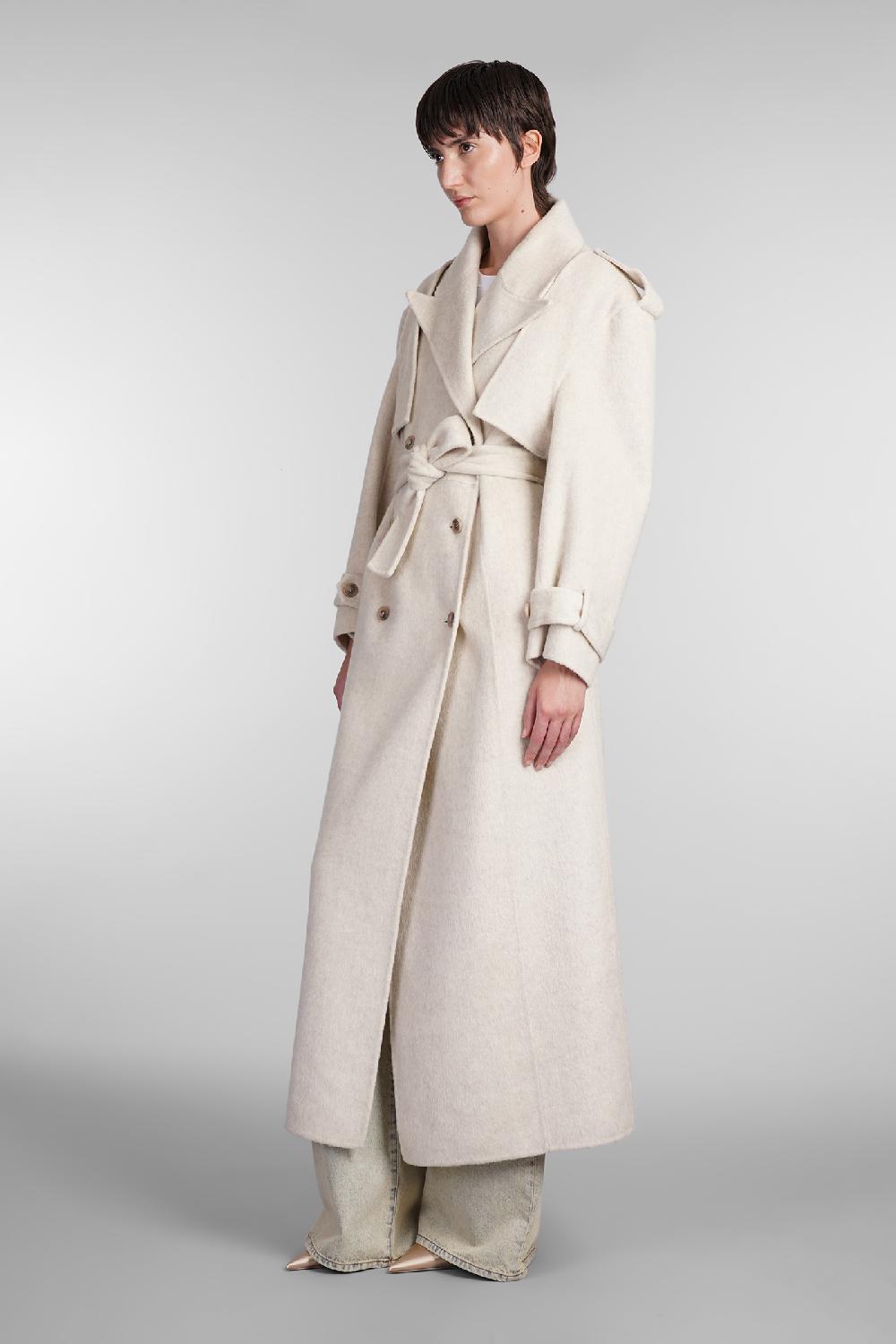 Deliberti Giuseppe di Morabito Cappotto in lana beige cod. 407963 - Deliberti The Luxury Shopping Vendite stagionali