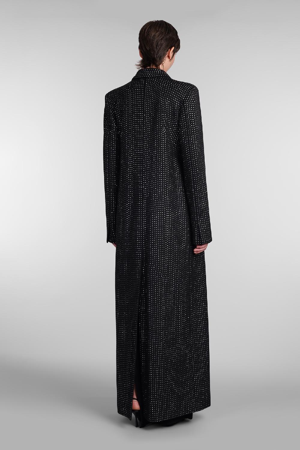 Deliberti Giuseppe di Morabito Cappotto in lana nera cod. 407964 - Deliberti The Luxury Shopping Black Friday
